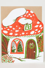 Winter Mushroom House
