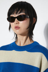 Pattie Sweater Stripes Blue Beige