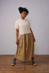 Ramona Bouclé Short Sleeve Polo Calcite