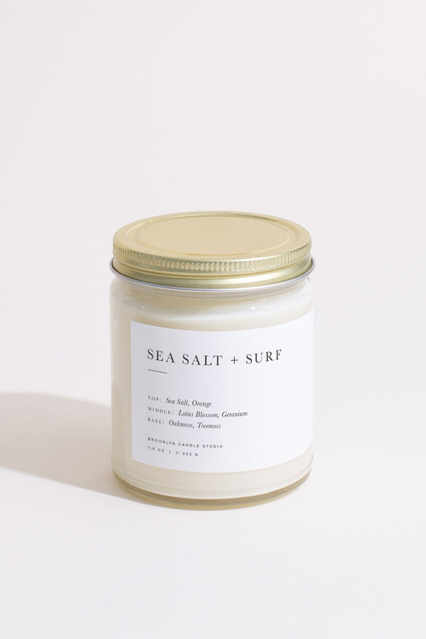 Sea Salt + Surf Minimalist Candle