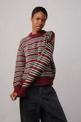 Hilma Striped Sweater Canna
