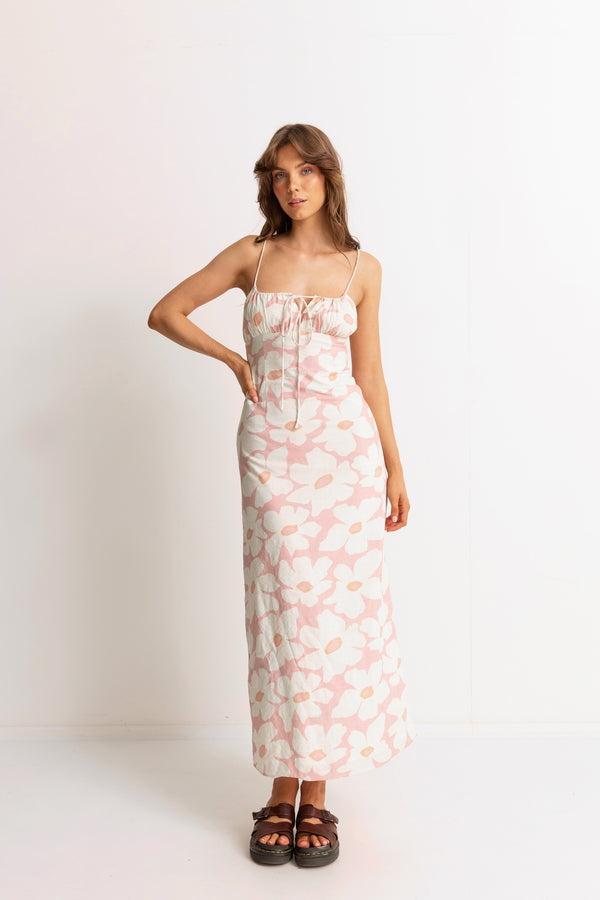 Mimi Floral Maxi Dress Rose