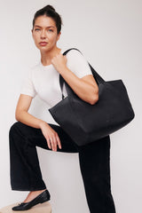 The Times Tote Black