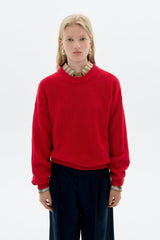 Carmen Knitted Sweater Red