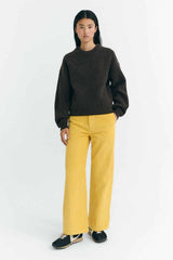 Carmen Knitted Sweater Brown