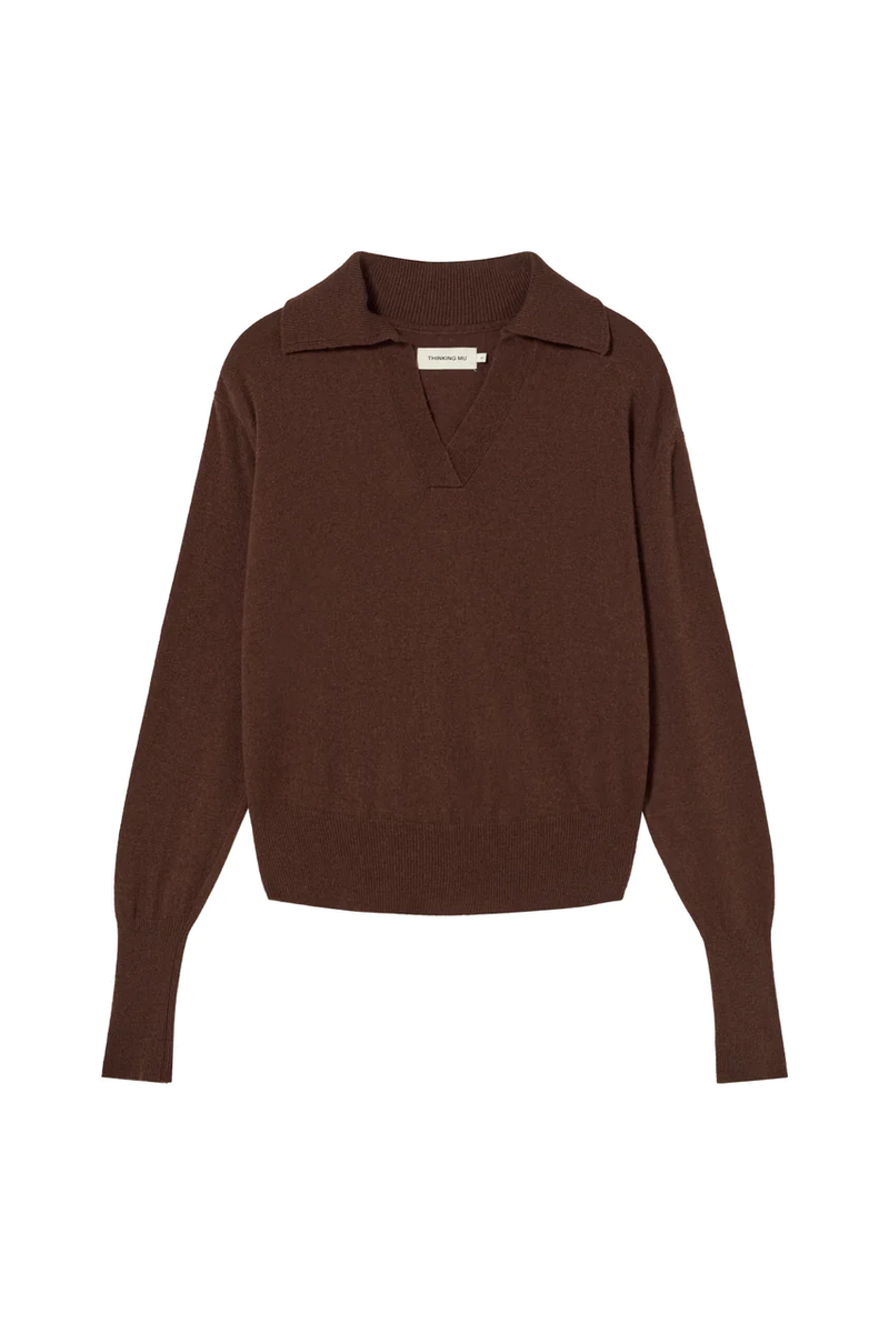 Sheena Knitted Sweater Brown