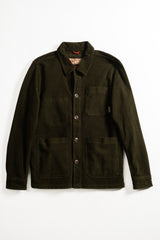 The Worker Moleskin Jacket Green