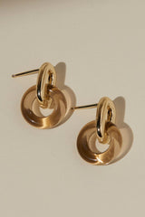 Anna Earrings Tan
