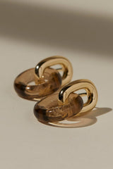 Anna Earrings Tan