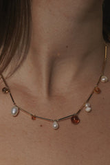 Fête Necklace Tan