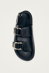 Harper Sandal Black Leather