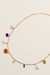 Fête Necklace Blue