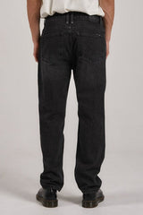 Straight Line Jean Smoke Black