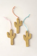 Cacti Ornament Mustard