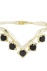 Cleo Ring Black Spinel