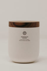 Norwegian Woods Ceramic Candle