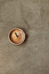 Stoneware Incense Holder Woo Yellow