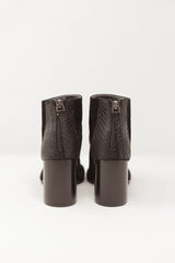 Black Tie Boots Black Suede