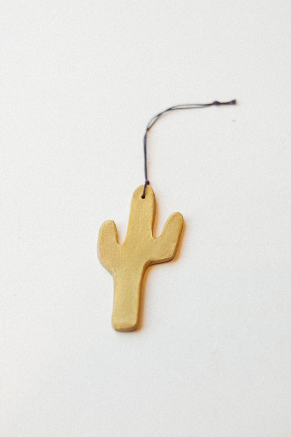 Cacti Ornament Mustard