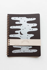 Cloudy Night Coil Blank Notebook