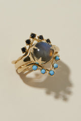 Cleo Ring Black Spinel