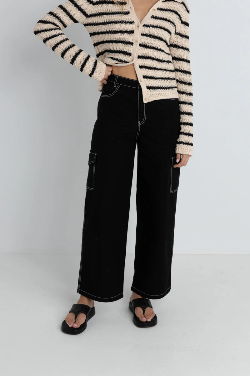 Bayside Cargo Pant Black