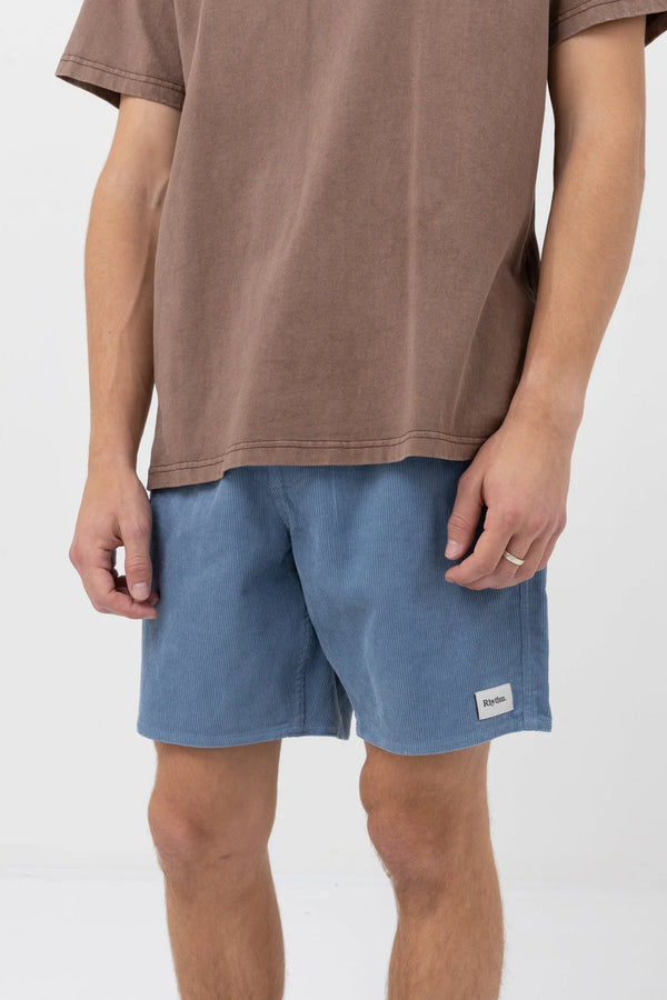 Cord Jam Shorts Mineral Blue