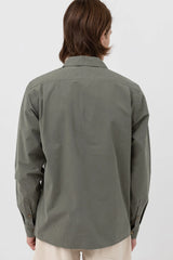 Essential Long Sleeve Shirt Moss