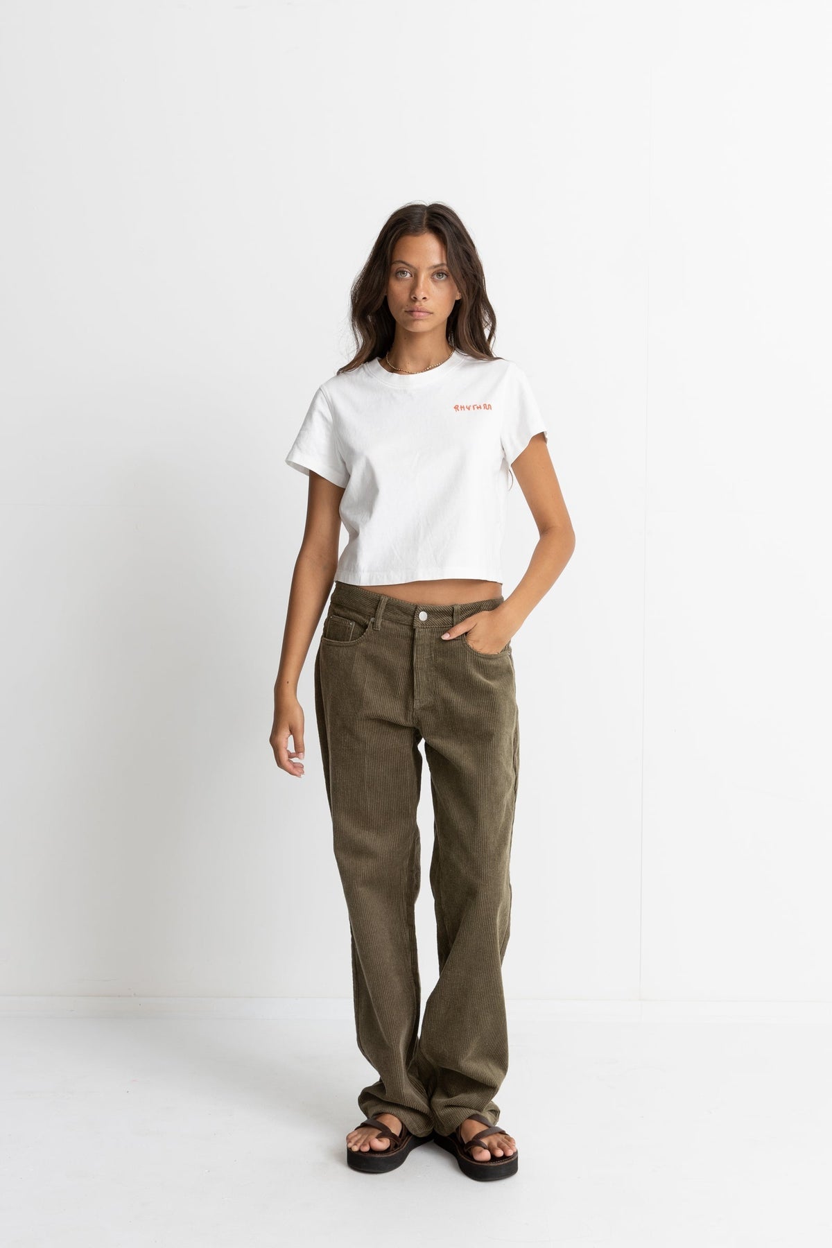 Chloe Low Rise Pant Sage – September