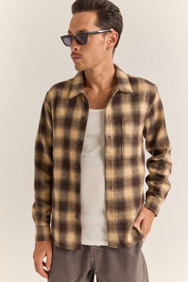 Plaid Flannel Brown