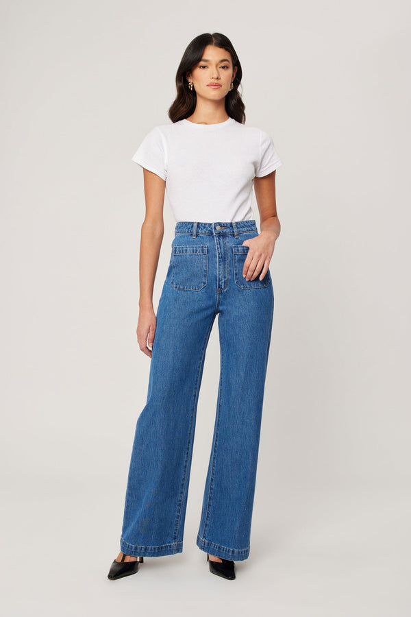 Sailor Jean Long Ashley Blue