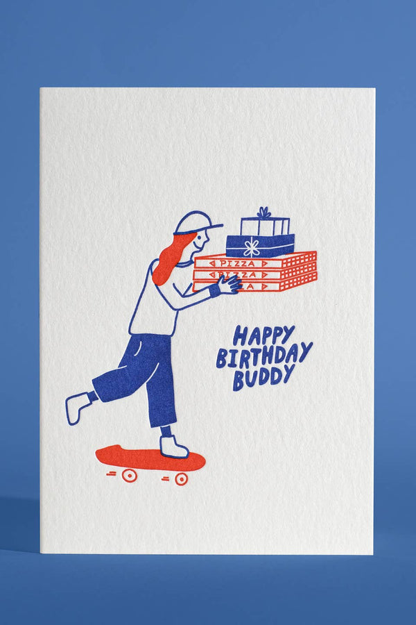 Happy Birthday Buddy Card