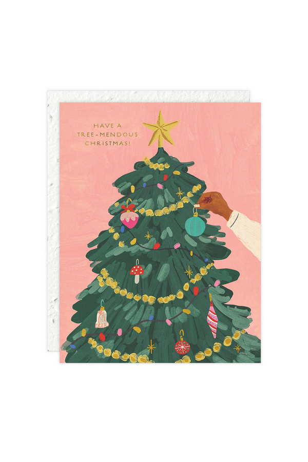 Christmas Tree Hanging Card