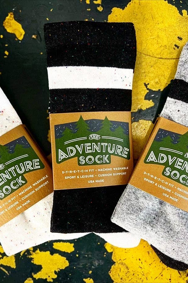 Eco-Cotton Adventure Sock Blackout