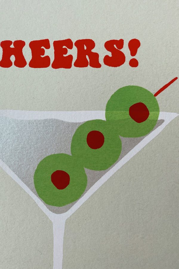 Cheers Martini Card
