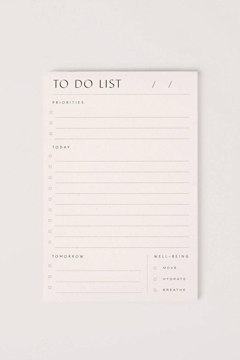 To Do List Pad