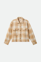 Bowery Boyfriend Long Sleeve Flannel Sesame/Off White