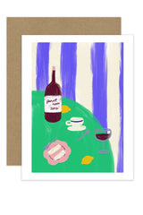 Pinot Noir Greeting Card