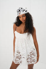 Fern Mini Dress White
