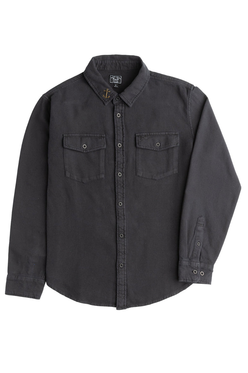 Go To Flannel Woven Black