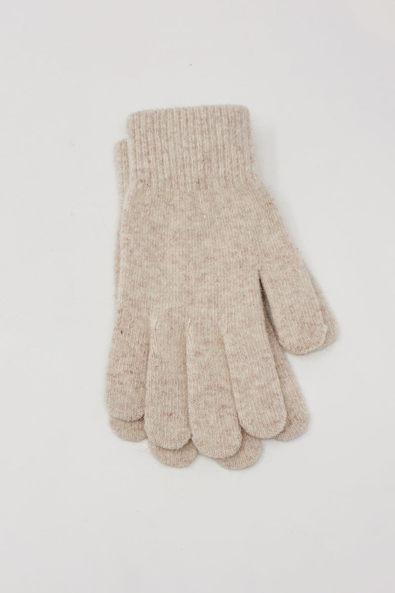 Wool Gloves Oatmeal