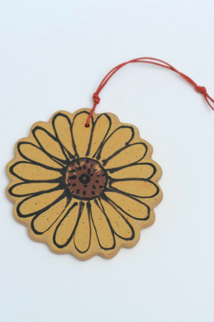 Sunflower Ornament Yellow