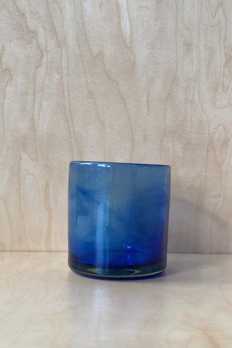 Hand Blown Medium Tumbler Cobalt