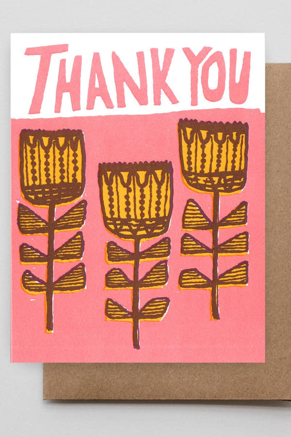 Thank You Tulips Card