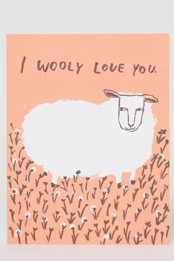 Wooly Love You Sheep Card