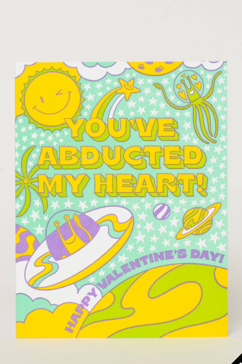 Abducted My Heart Card