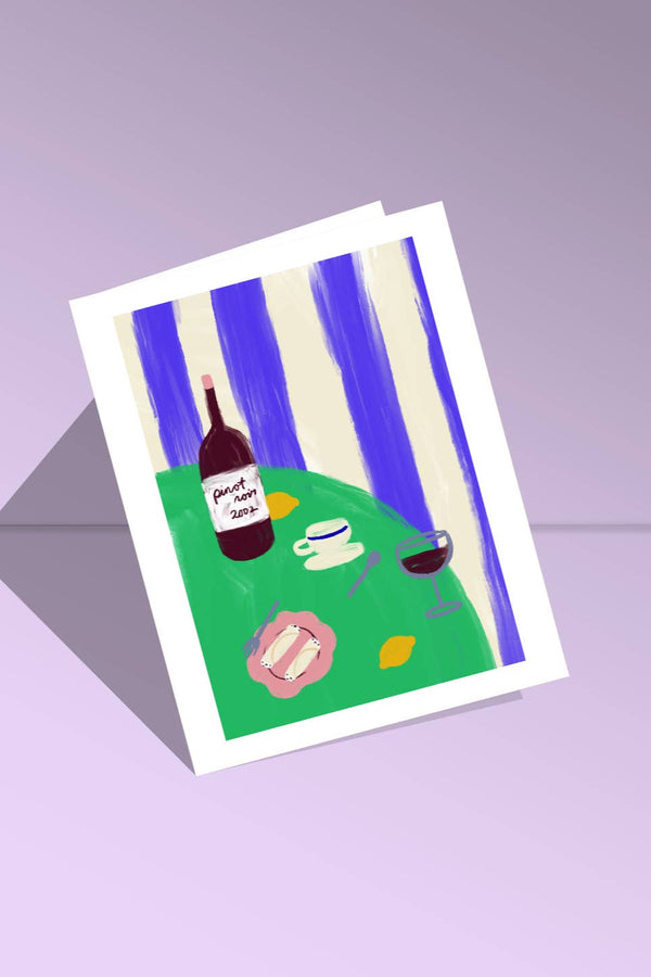Pinot Noir Greeting Card