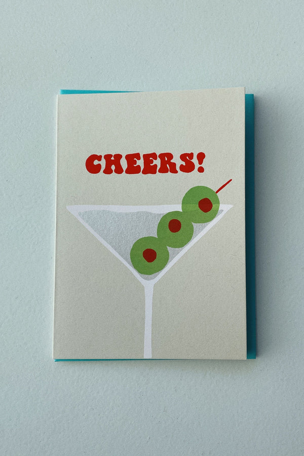 Cheers Martini Card