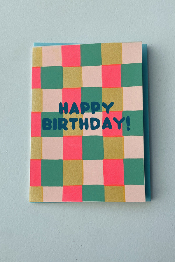 Happy Birthday Squares Card