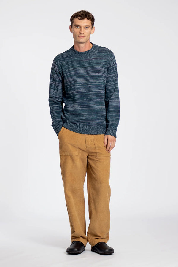 Dieter Knit Deep Teal/Multi